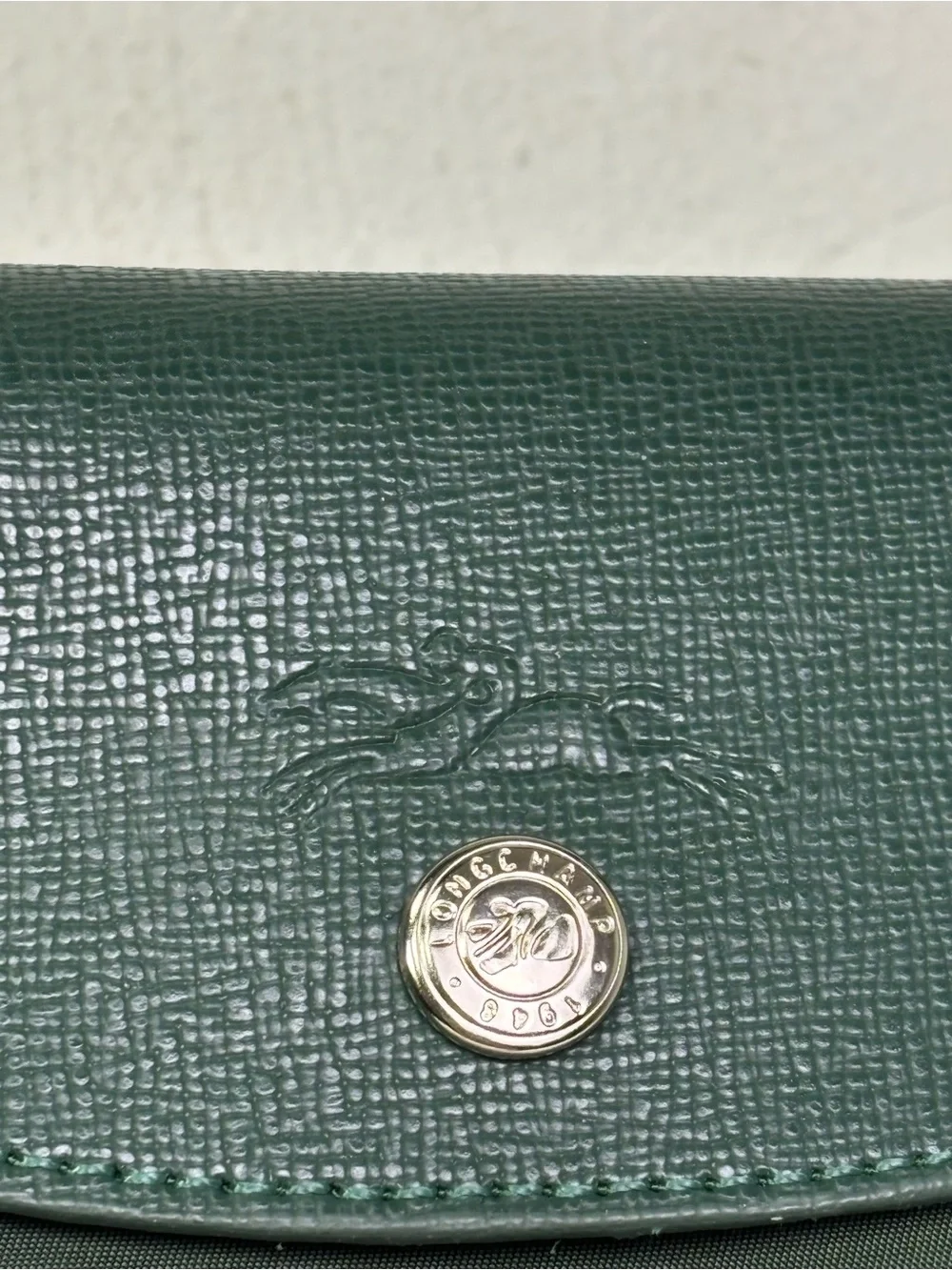 LONGCHAMP Le Pliage M Energy Forest Green Tote Bag Purse